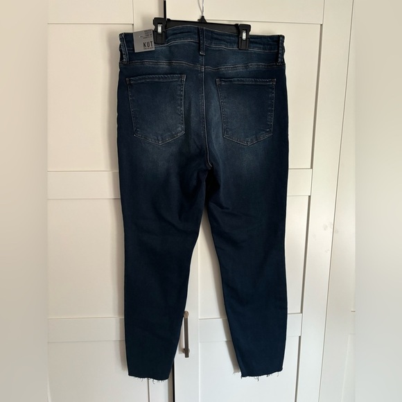 KUT From The Kloth High Rise Charlize Fab Ab Skinny Size 14 NWT - Picture 2 of 4
